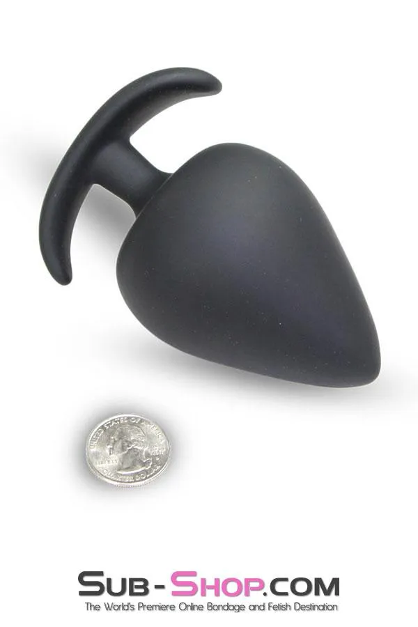 Anal 9825M Really BIG Black XXL Silicone Anal Plug Moonwell
