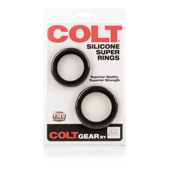 Anal CalExotics Colt Silicone Super Rings Black