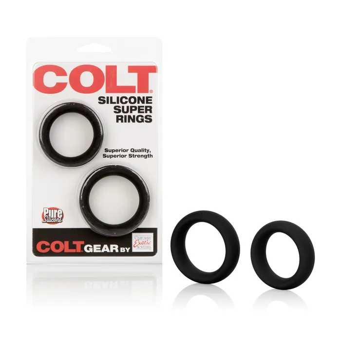 Anal CalExotics Colt Silicone Super Rings Black