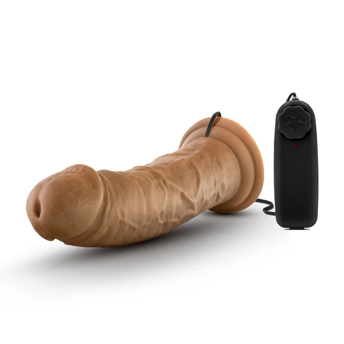 Anal Dr Joes 8Inch Vibrating Suction Base Dildo for Exciting Adventures Blush Novelties
