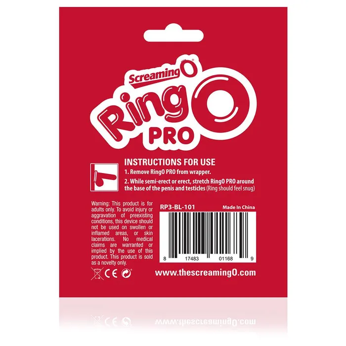 Anal Screaming O Ringo Pro XXL Black Each