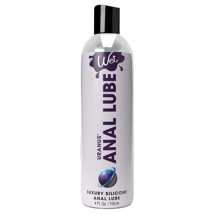 Anal Wet Wet Uranus Anal Lube Premium Silicone Based Lubricant 4 Oz