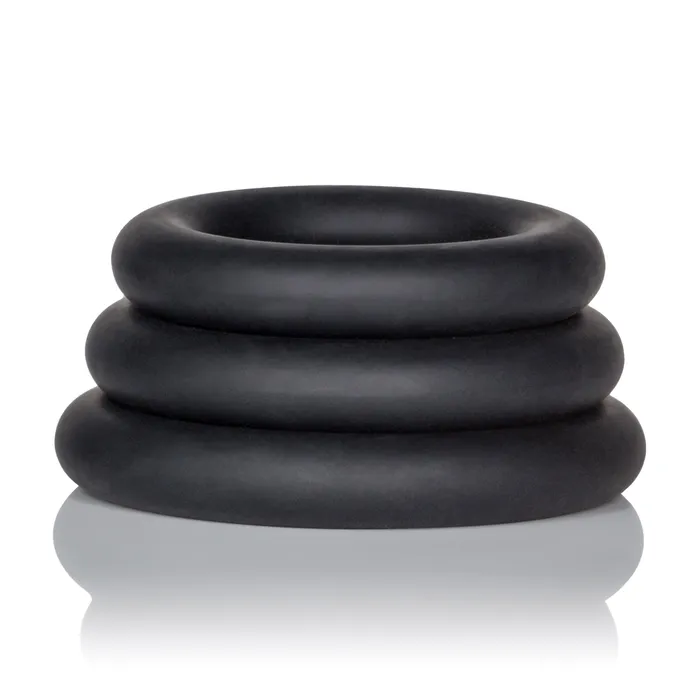 Calexotics Adventure Silicone Rings 3 Sizes for Fun and Comfort Anal