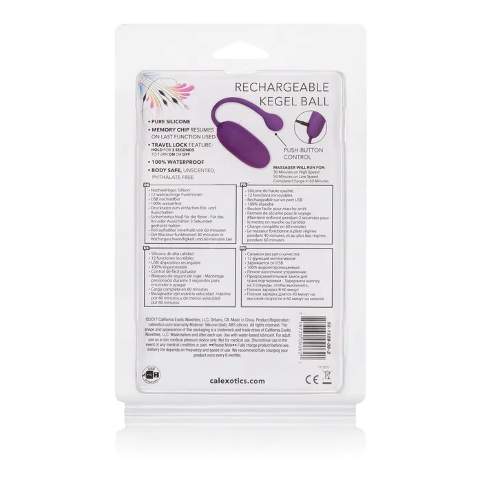 Calexotics Female Sex Toys Fun Vibrating Silicone Kegel Ball Perfect for Beginners