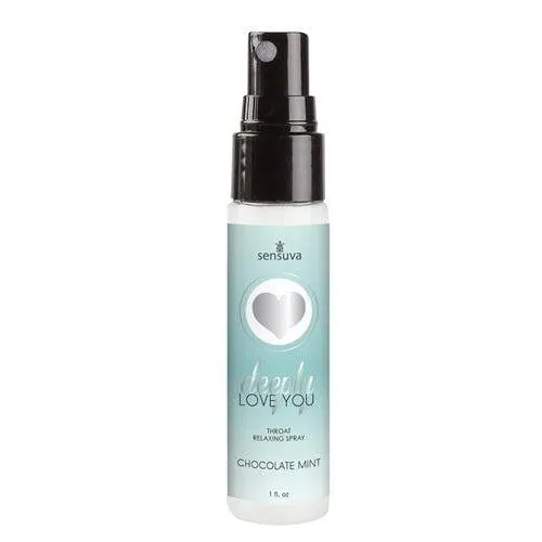 Deeply Love You Throat Relaxing Spray 1oz Chocolate Mint Sensuva Vibrators