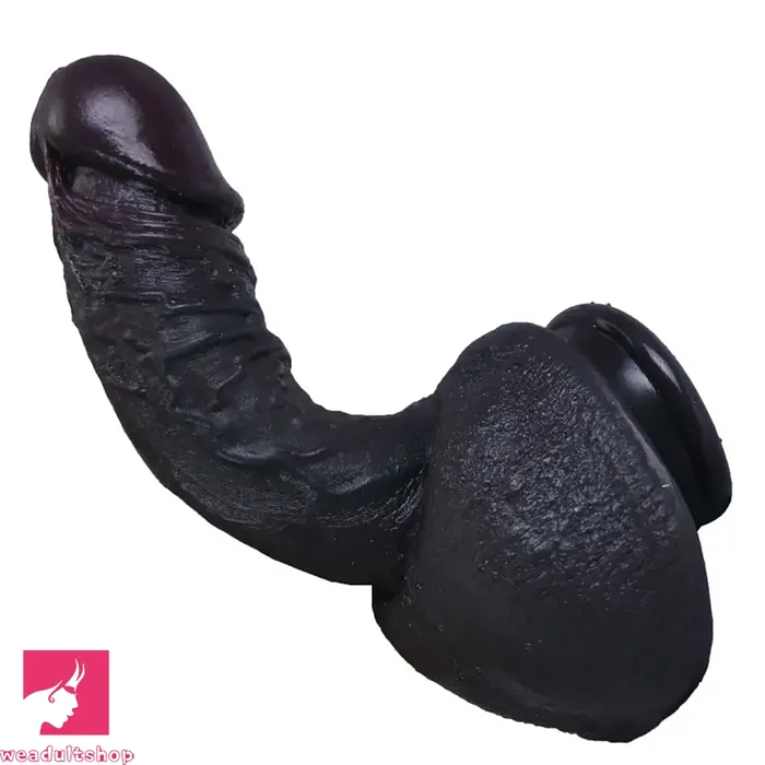 Dildos 748in 984in Soft Silicone Ebony Dildo Sex Toy For Couple Orgasm Weadultshop
