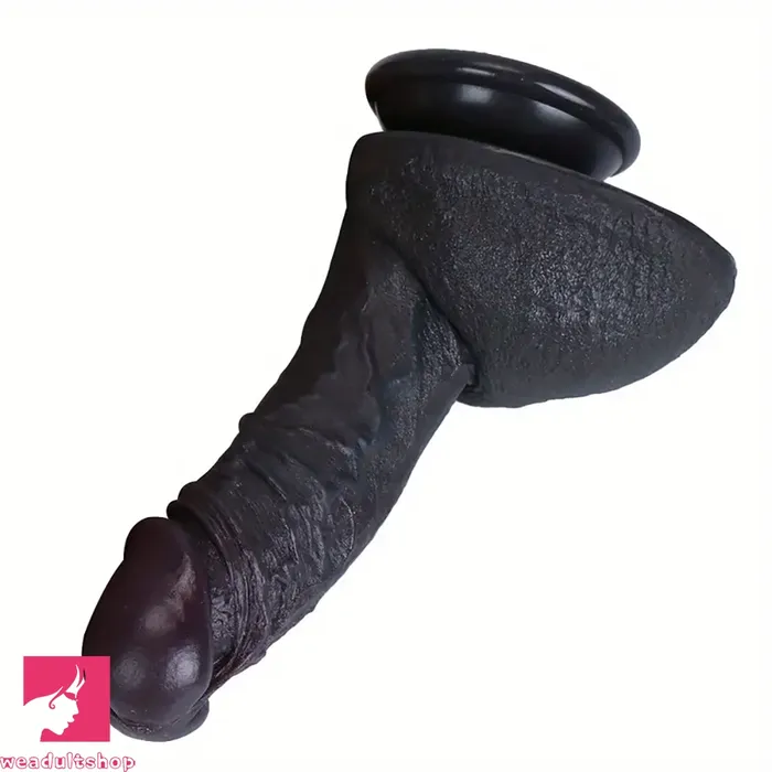 Dildos 748in 984in Soft Silicone Ebony Dildo Sex Toy For Couple Orgasm Weadultshop