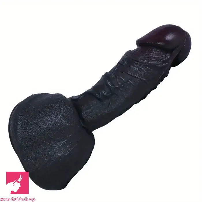 Dildos 748in 984in Soft Silicone Ebony Dildo Sex Toy For Couple Orgasm Weadultshop
