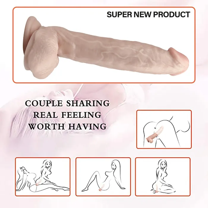  Dildos Big coarse skin color dildo