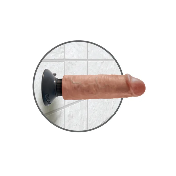Dildos Pipedream King Cock 6 Vibrating Cock Tan