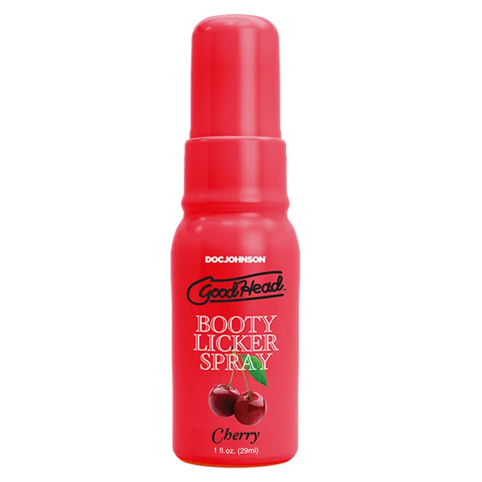 Doc Johnson Male Sex Toys Goodhead Booty Licker Spray Cherry 1 Fl Oz