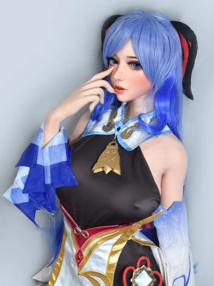 Elsa Babe Female Sex Toys F1538165cm5ft4 Fantasy Full Silicone Sexy Anime Sex Dolls Elsa Babe