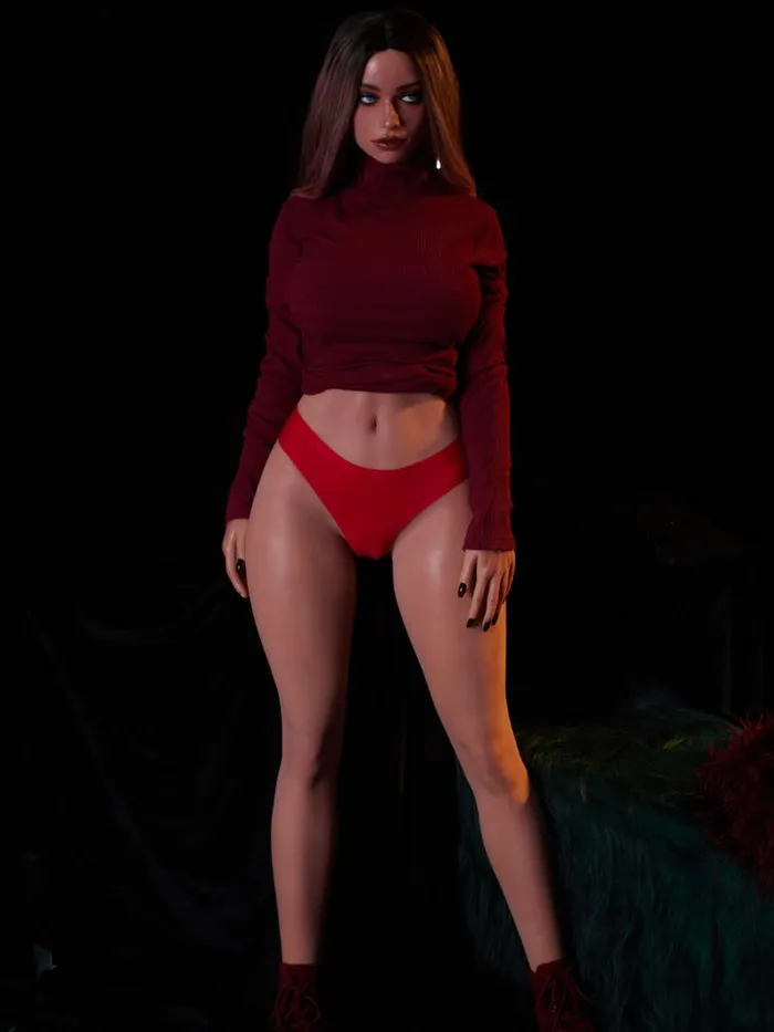 F5468163cm5ft3356kg E Cup life size Silicone Sex DollClimax Doll Ultra Climax Doll Male Sex Toys