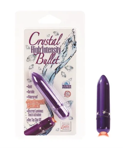 Female Sex Toys Calexotics Glamorous Crystal Bullet Vibrator Intense Power Quiet and Waterproof Fun