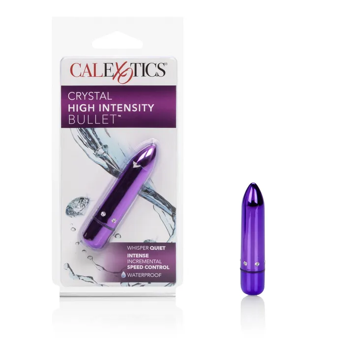 Female Sex Toys Calexotics Glamorous Crystal Bullet Vibrator Intense Power Quiet and Waterproof Fun