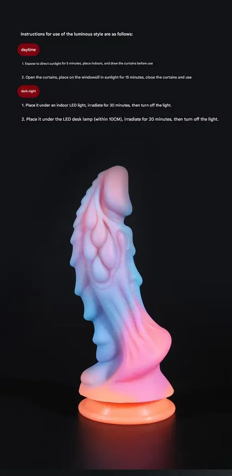 Glow in the Dark Monster Kirin Dildo Dildos