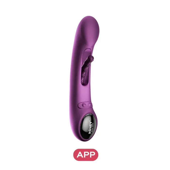 Honey Play Box Vibrators Tempo AppControlled Tapping GSpot Vibrator Purple Honey Play Box Vibrators Tempo AppControlled Tapping GSpot Vibrator Purple