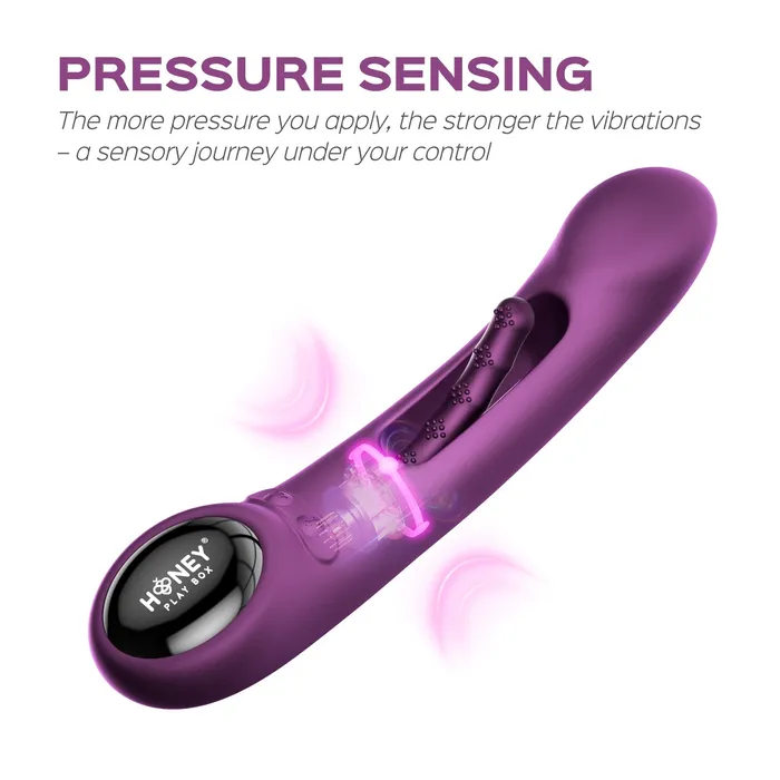 Honey Play Box Vibrators Tempo AppControlled Tapping GSpot Vibrator Purple Honey Play Box Vibrators Tempo AppControlled Tapping GSpot Vibrator Purple