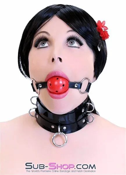 Idea Male Sex Toys 9000DL Breather Ball Gag Red Ball MEGA Deal