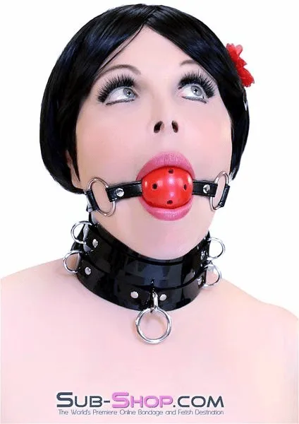 Idea Male Sex Toys 9000DL Breather Ball Gag Red Ball MEGA Deal