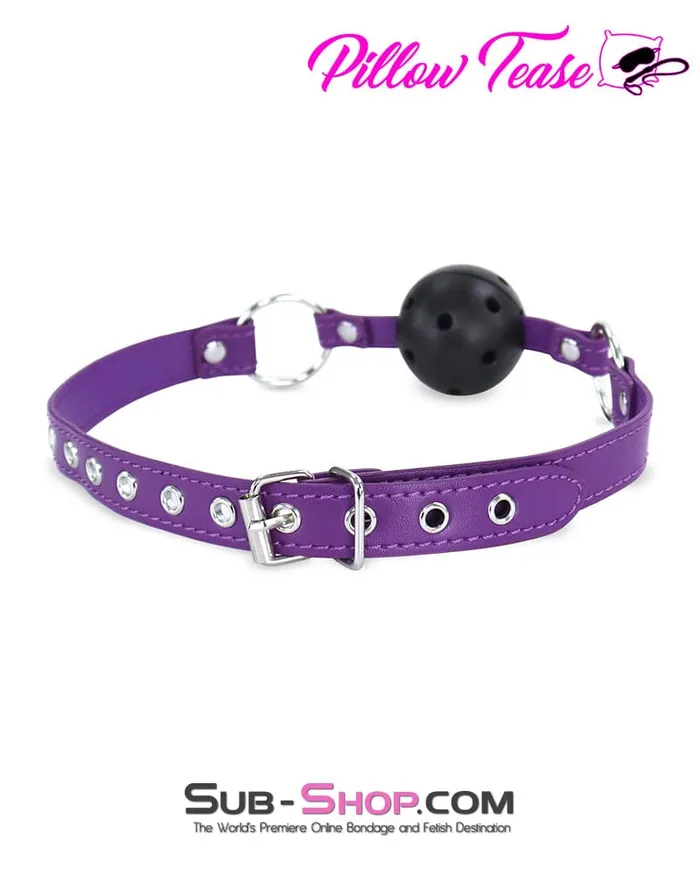 Idea Vibrators 9790DL Purple Passion Breather Ball Gag