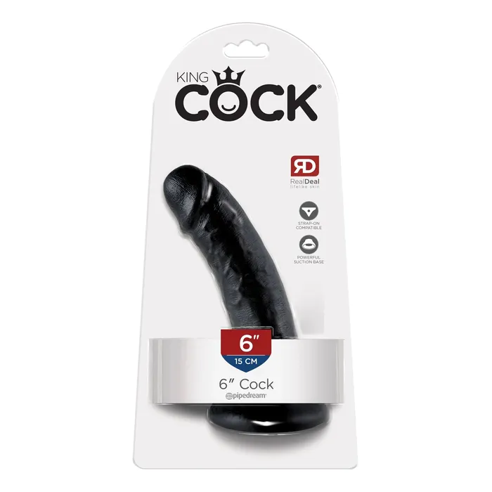 King Cock 6Ich Cock Black Pipedream Dildos King Cock 6Ich Cock Black Pipedream Dildos