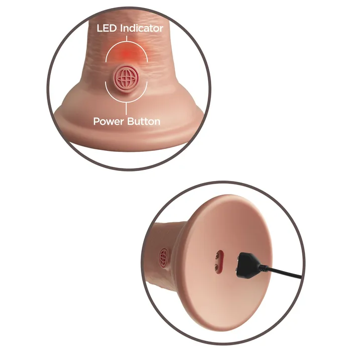King Cock Elite 6 Inch Vibrating Silicone Dual Silicone Dual Density Cock Light Pipedream Dildos King Cock Elite 6 Inch Vibrating Silicone Dual Silicone Dual Density Cock Light Pipedream Dildos