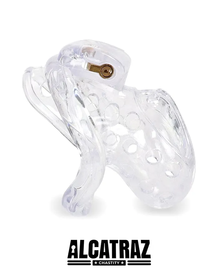 Male Sex Toys 1460ARSIS Sissy Boy Toy Clear Short High Security Pin Tumbler Locking Cock Cage Chastity Aria Male Sex Toys 1460ARSIS Sissy Boy Toy Clear Short High Security Pin Tumbler Locking Cock Cage Chastity Aria