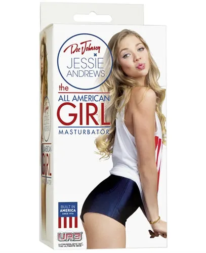 Male Sex Toys Doc Johnson Jessie Andrews Celebrity Mold Lifelike Pink Stroker Adventure for Fun Nights
