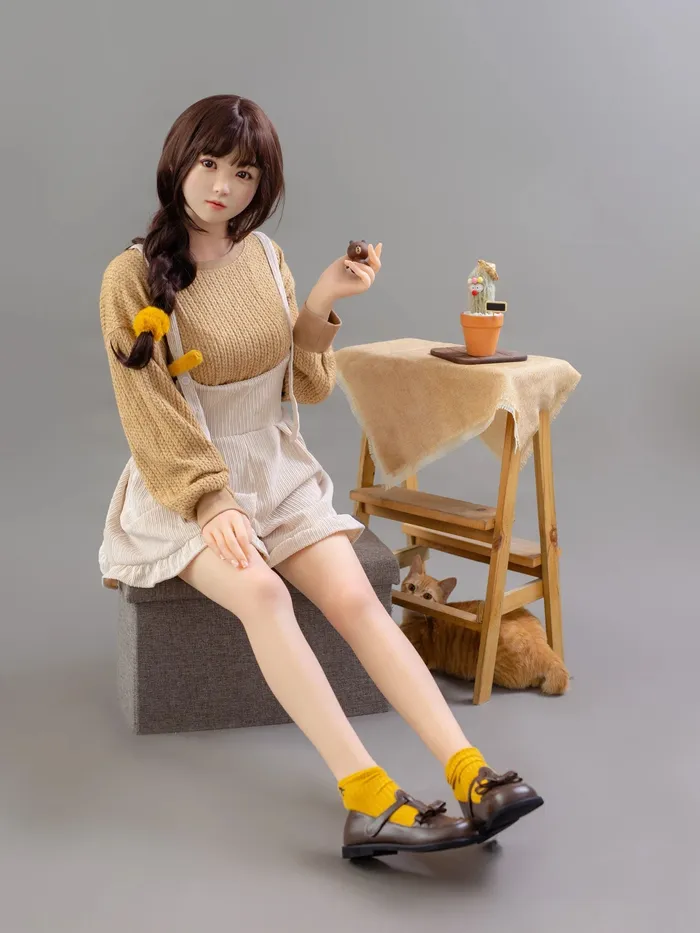 Male Sex Toys F4702160cm53ft34kg 20 B Cup Mini Asian Chinese Silicone Head Sex DollBezlya Doll Bezlya