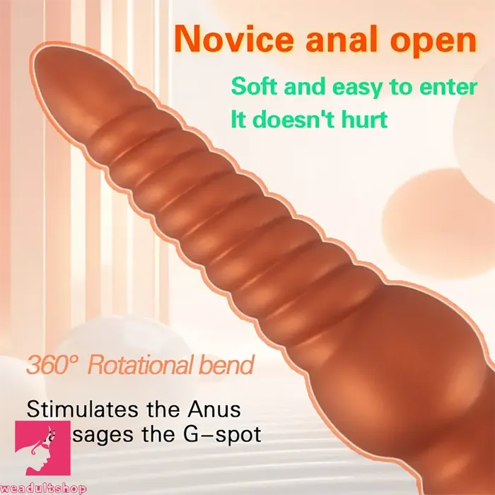 Male Sex Toys Weadultshop 945in 114in 132in Big Silicone Soft Anal Plug Dildo With Butt Beads