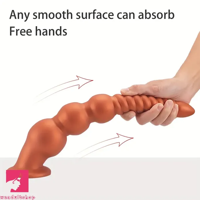 Male Sex Toys Weadultshop 945in 114in 132in Big Silicone Soft Anal Plug Dildo With Butt Beads