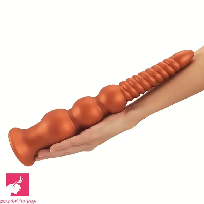 Male Sex Toys Weadultshop 945in 114in 132in Big Silicone Soft Anal Plug Dildo With Butt Beads