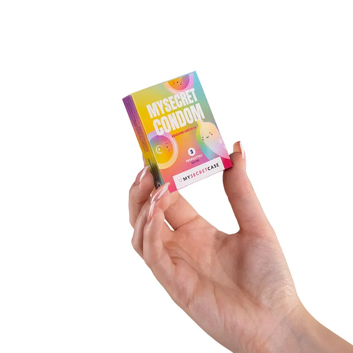 MySecretCase Vibrators Mysecret Condom 3 pz