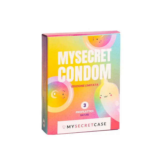 MySecretCase Vibrators Mysecret Condom 3 pz