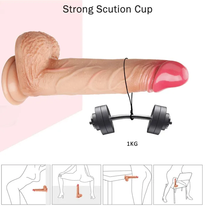 mysite Thrusting Vibrating Silicone moving Dildo Female Sex Toys