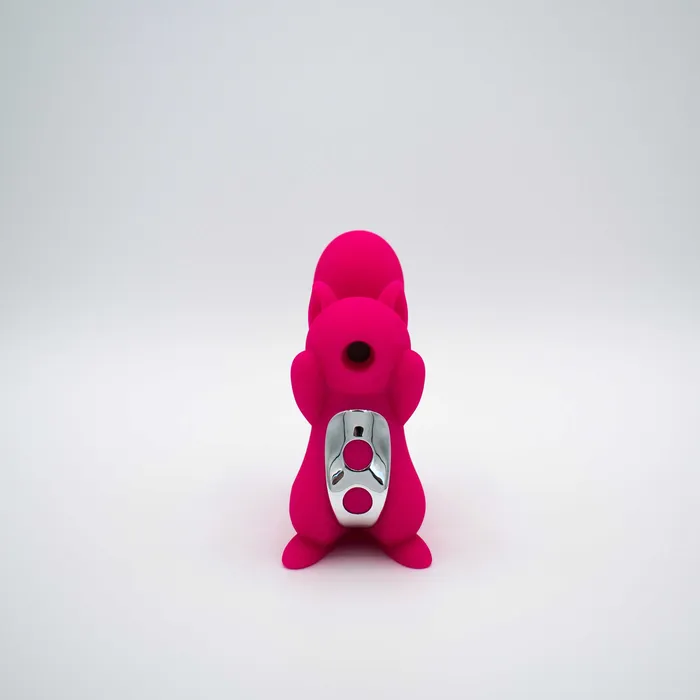 Natalies Toy Box Vibrators Screaming Squirrel Air Pulse and GSpot Vibrator Pink