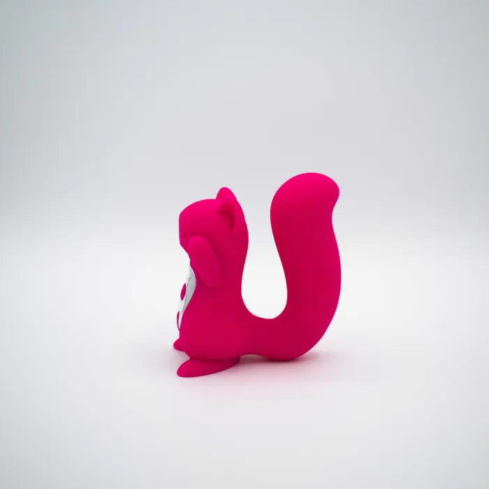 Natalies Toy Box Vibrators Screaming Squirrel Air Pulse and GSpot Vibrator Pink