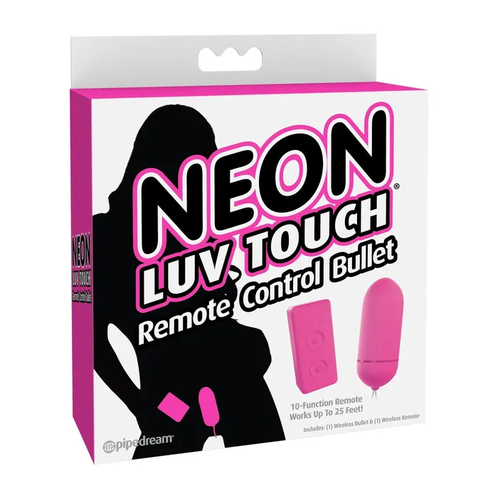 Neon Luv Touch Remote Control Bullet Pink Pipedream Vibrators Neon Luv Touch Remote Control Bullet Pink Pipedream Vibrators