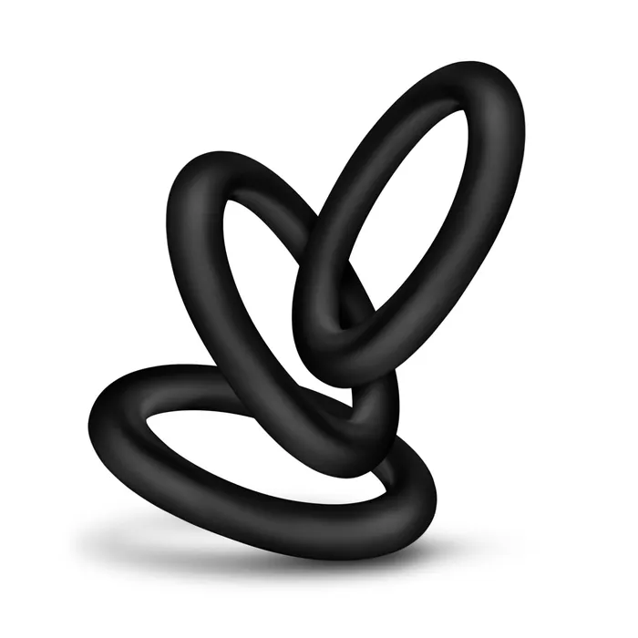 Performance Vs2 Pure Premium Silicone Cockrings Small Black Blush Anal