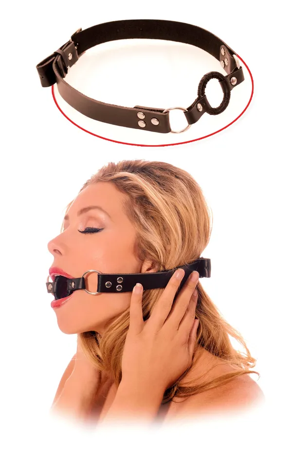 Pipedream Male Sex Toys Fun and Easy Soft Rubber Open Mouth Gag for Silent Adventures