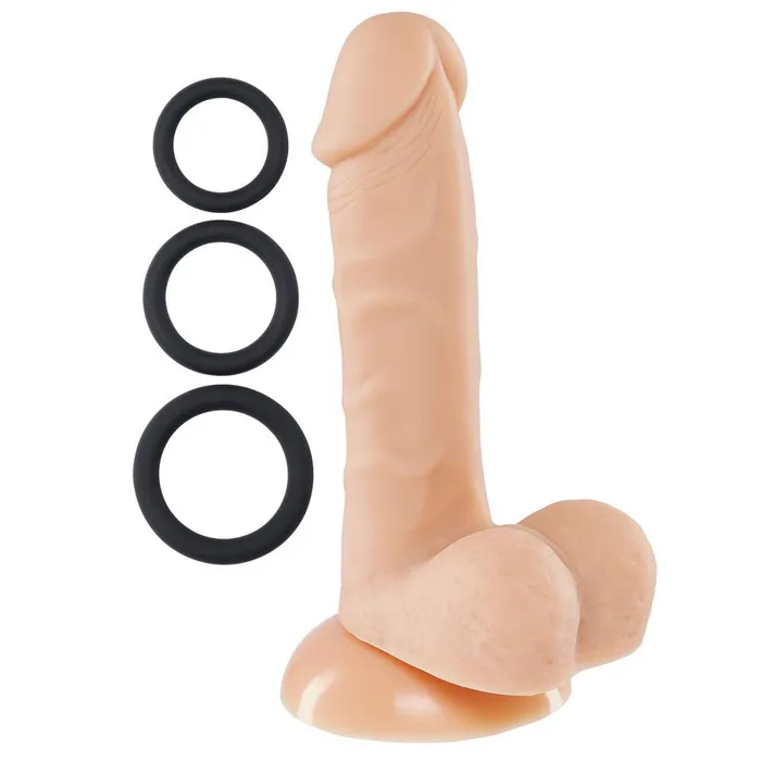 Pro Sensual Premium Silicone 6 Inch Dong With 3 Cockrings Flesh Cloud 9 Novelties Dildos Pro Sensual Premium Silicone 6 Inch Dong With 3 Cockrings Flesh Cloud 9 Novelties Dildos