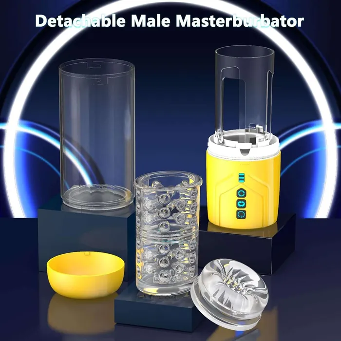 2in1 Sucking Male Masturbator Transparent Pump Visible Pocket Pussy Wesweetie Male Sex Toys