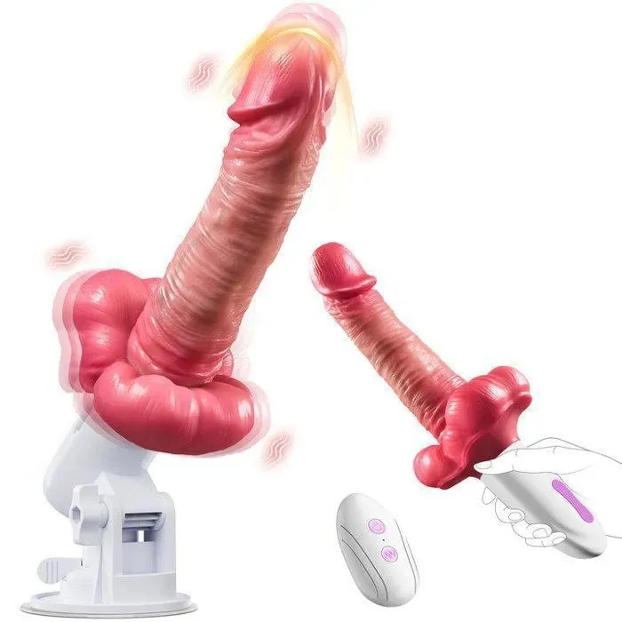 3 In 1 Big Mouth Thrusting heating Dildo Machine With Suction Cup Remote Control Lurevibe Female Sex Toys 3 In 1 Big Mouth Thrusting heating Dildo Machine With Suction Cup Remote Control Lurevibe Female Sex Toys