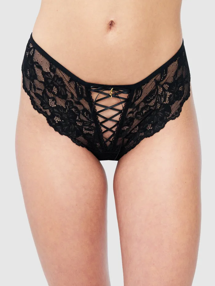 Couples Mabel Lace Up Front Tanga Fredericks Of Hollywood