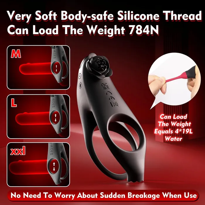 Detachable Design Vibrating Cock Penis Ring With Anal Plug for Couple Lurevibe Male Sex Toys