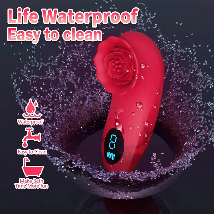 Female Sex Toys Lurevibe Rose Sex Toy Mini Vibrator for Womens Tapping Vibrating sex toy