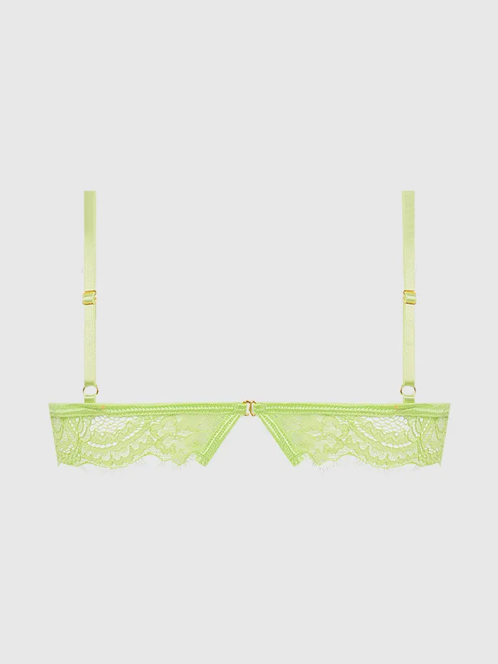 Fredericks Of Hollywood Couples Kellie Lace Trimmed Triangle Bralette