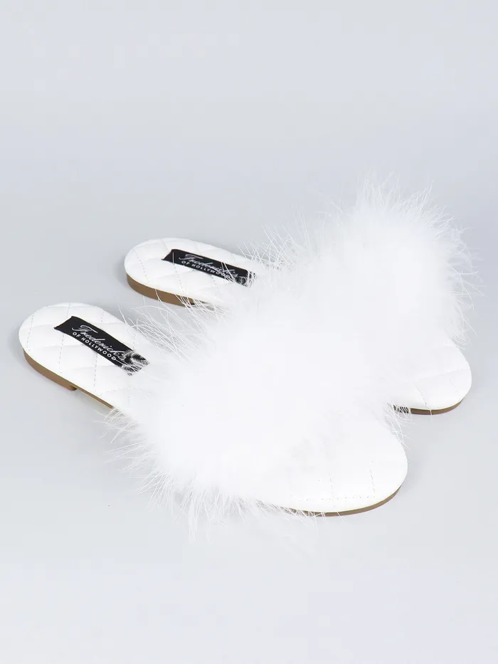 Fredericks Of Hollywood Maxim Feather Flat Sandal Vibrators