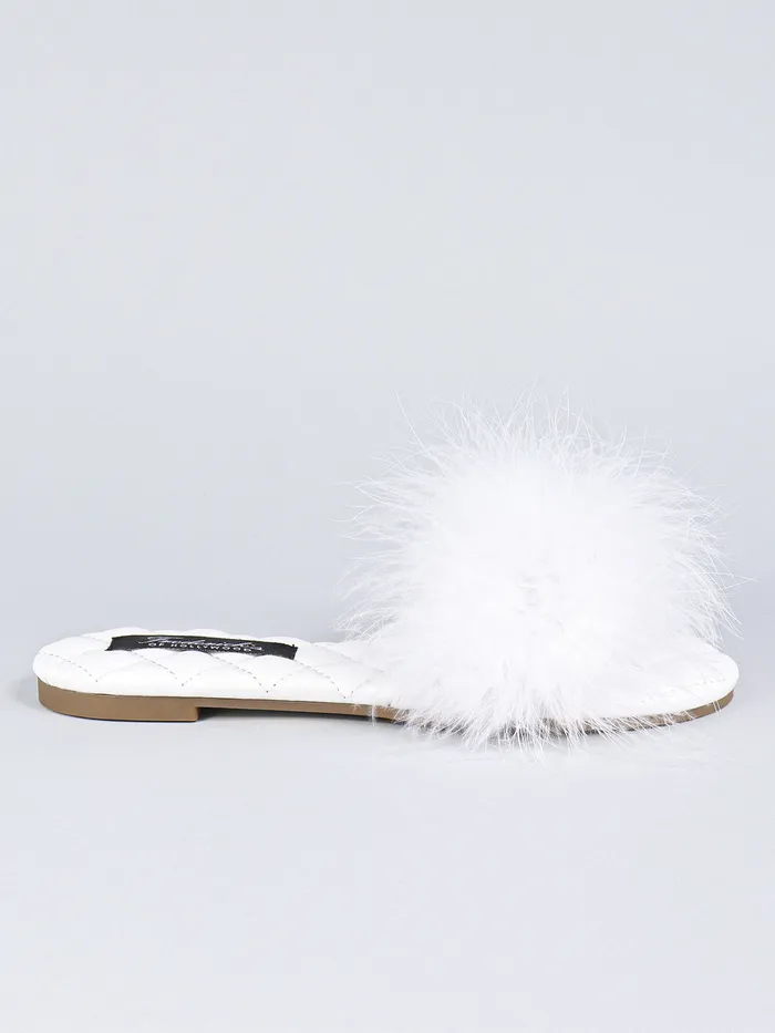 Fredericks Of Hollywood Maxim Feather Flat Sandal Vibrators